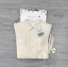 SKY9614 - ĐẦM DÀI XẾP LY NGỰC KÈM DÂY HOA (KEM)