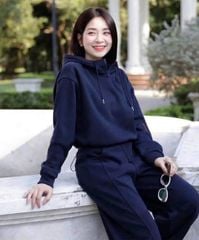VGU1998 - SET ÁO HOODIE, QUẦN DÀI (XANH ĐEN)