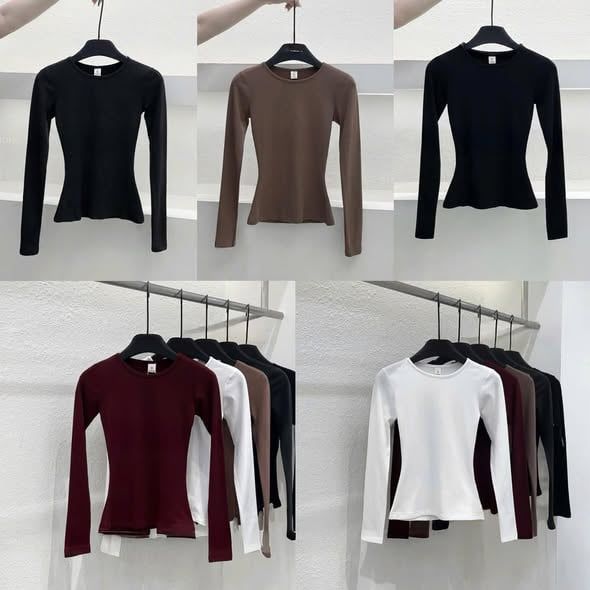 SHE4764 - ÁO THUN BODY TAY DÀI KEM (ÁO LẺ)