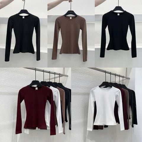 SHE4764 - ÁO THUN BODY TAY DÀI KEM (ÁO LẺ)