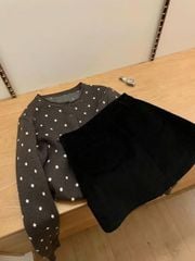 SHE4771 - C.VÁY NGẮN FORM A (ĐEN) - LẺ