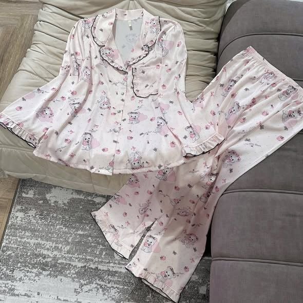 SKY9694 - SET BỘ NGỦ DÀI HỌA TIẾT GẤU