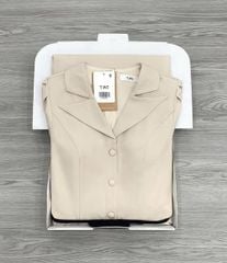 KS1624 - ĐẦM SƠMI TÙNG XÒE, PHỐI DÂY EO