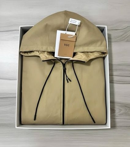 VGU2055 - ÁO KHOÁC 2 LỚP CÓ NÓN (NÂU)