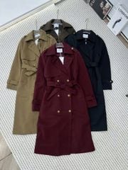 KS1611 - ÁO MĂNG TÔ FORM VEST - KÈM DÂY (ĐỎ)