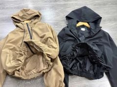 VGU2055 - ÁO KHOÁC 2 LỚP CÓ NÓN (NÂU)