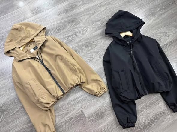 VGU2055 - ÁO KHOÁC 2 LỚP CÓ NÓN (NÂU)