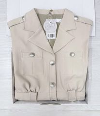 SHE4786 - ĐẦM NGẮN PHỐI TÚI CÓ ĐỆM VAI