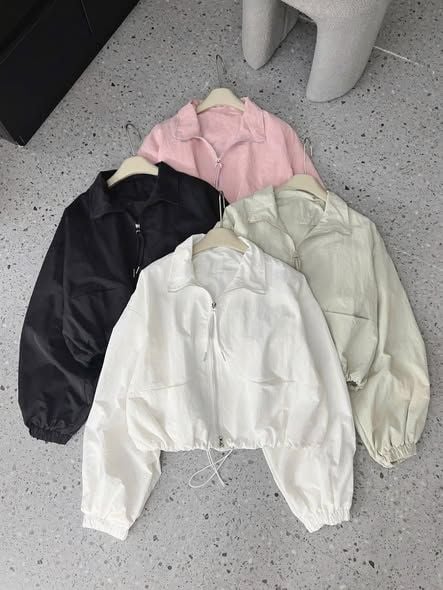 KS1690 - ÁO KHOÁC DÙ BASIC (HỒNG)