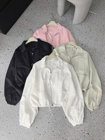 KS1690 - ÁO KHOÁC DÙ BASIC (HỒNG)