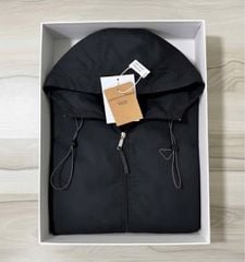 VGU2062 - ÁO KHOÁC GIÓ CÓ NÓN ĐEN (LẺ)