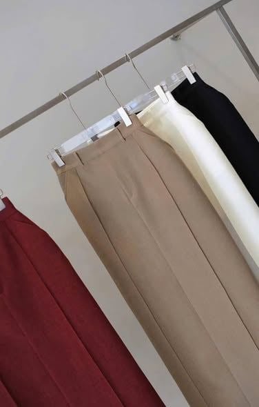 TB9819 - CHÂN VÁY DÀI LẺ - MÀU DA ( KO KÈM NỊT)