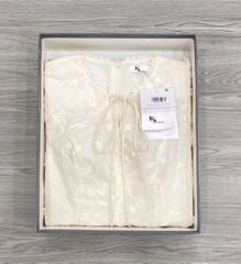 KS1673 - ĐẦM TẦNG THÊU HOA (KEM)