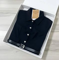 VGU2065 - ĐẦM SƠMI NÚT TIM TÙNG LY ĐEN (KÈM NỊT)