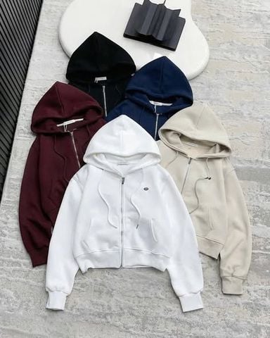 SKY9737 - ÁO KHOÁC CÓ NÓN - MÀU ĐỎ ĐÔ