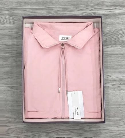 KS1690 - ÁO KHOÁC DÙ BASIC (HỒNG)
