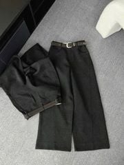 TB9815 - QUẦN DÀI KÈM NỊT (XÁM NÂU)