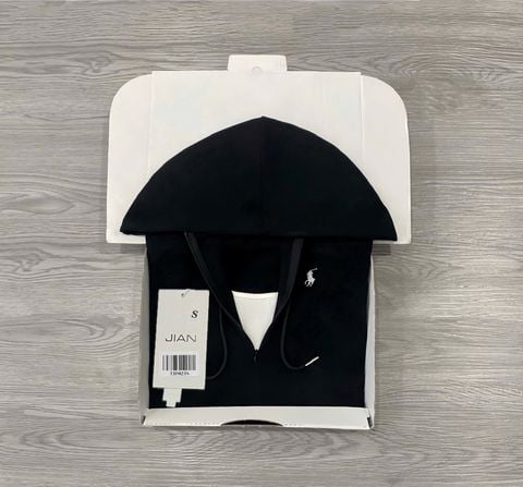 TB9823 - ÁO THUN 2 LỚP CÓ NÓN (ĐEN)