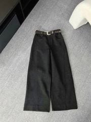 TB9815 - QUẦN DÀI KÈM NỊT (XÁM NÂU)