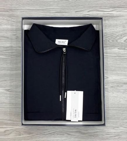 KS1689 - ÁO KHOÁC DÙ BASIC (ĐEN)