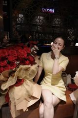 KS1683 - ĐẦM NGẮN CAO CẤP MÀU VÀNG