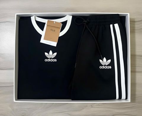 VGU2135 - SET THỂ THAO PHỐI SỌC (FULL ĐEN)