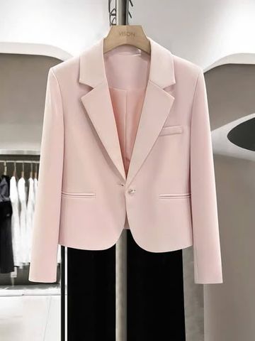 TB9867 - ÁO KHOÁC VEST 1NÚT KIỂU (HỒNG)