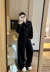 SKY9891 - SET THỂ THAO UMI THÊU NGỰA (ĐEN)