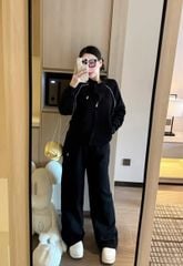 SKY9891 - SET THỂ THAO UMI THÊU NGỰA (ĐEN)