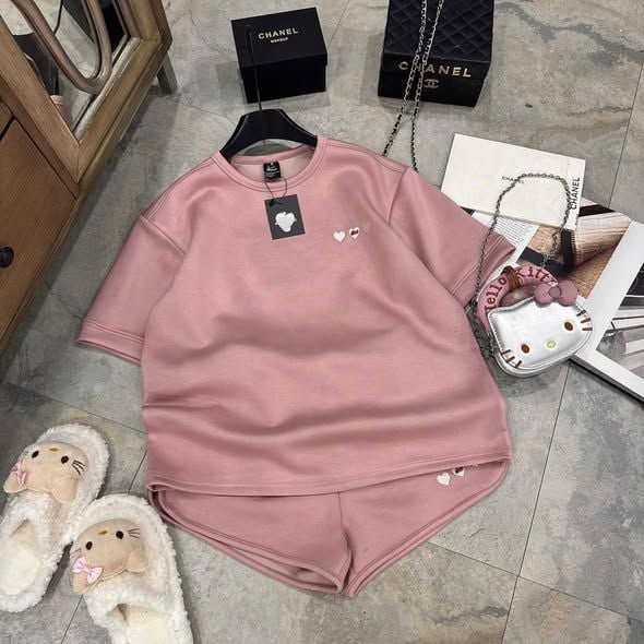 SKY9973 - SET BỘ NGẮN HÌNH TIM (HỒNG PASTEL)