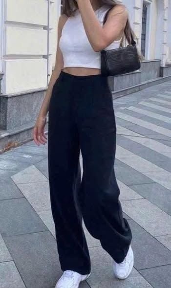 VGU2299 - QUẦN TÂY DÀI BASIC (ĐEN)