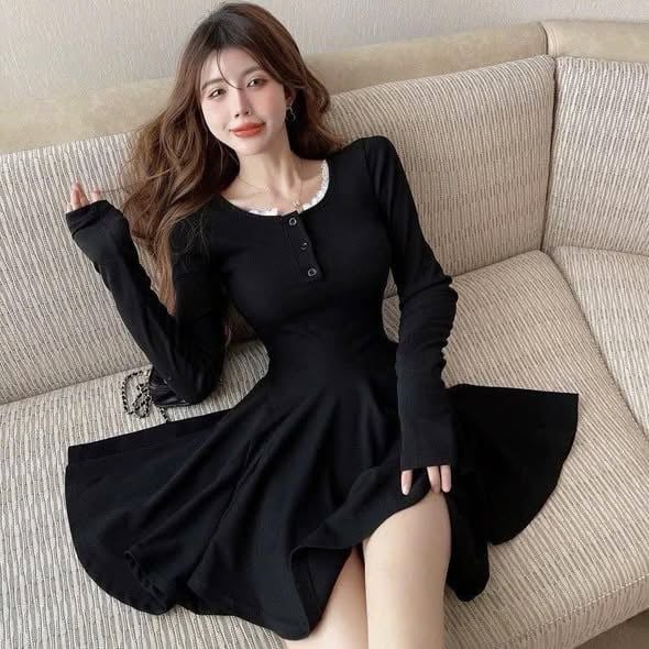 VGU2338 - ĐẦM NGẮN BODY VIỀN REN