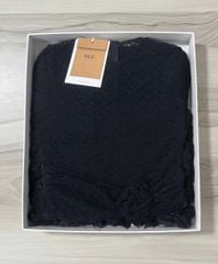 VGU2301 - ĐẦM REN NGẮN PHỐI HOA (ĐEN) - KÈM QUẦN BH