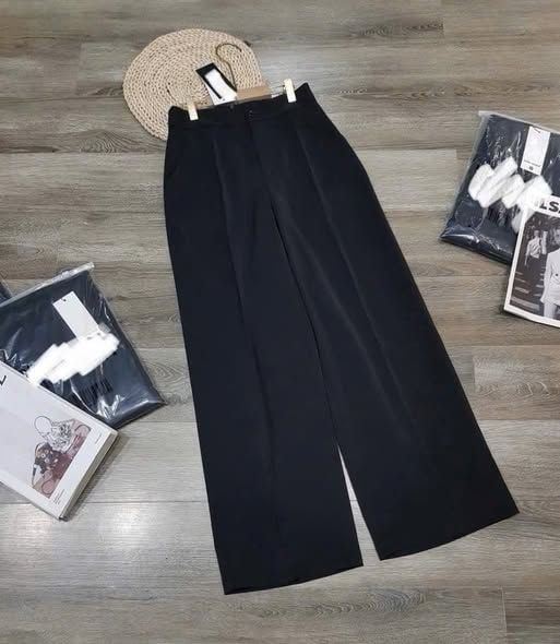 VGU2299 - QUẦN TÂY DÀI BASIC (ĐEN)