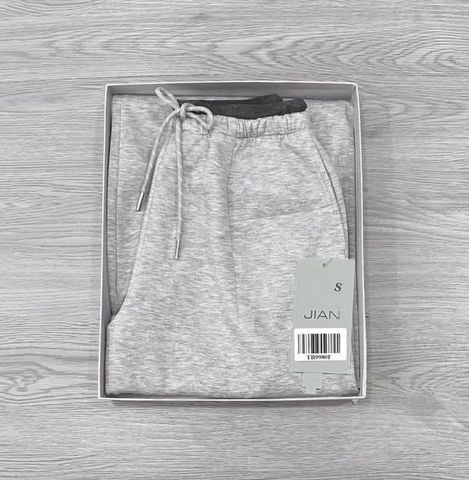 TB9980 - QUẦN THUN DÀI PHỐI LƯNG (XÁM)