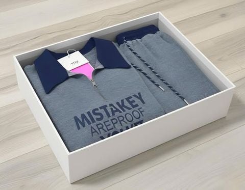 VGU2344 - SET BỘ DÀI KHÓA KÉO IN CHỮ MISTAKEY