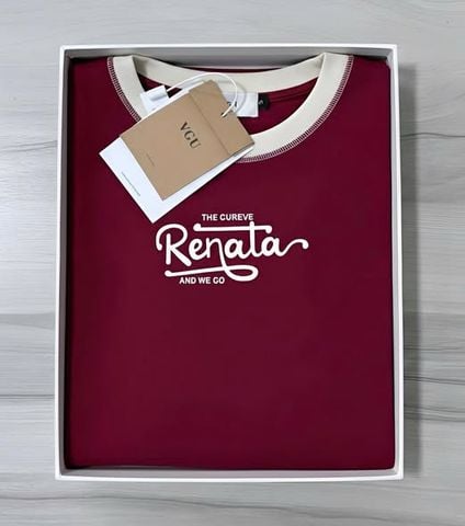 VGU2350 - ÁO THUN IN RENATA - MÀU ĐỎ