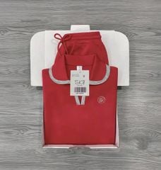 SKY0050 - SET BỘ TAY DÀI PHỐI VIỀN XÁM, QUẦN NGỐ ĐỎ