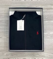 KS1865 - ÁO KHOÁC THÊU NGỰA (ĐEN) - LẺ