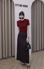 TQ4538 SET ÁO THUN BORIP ĐỎ, CV DÀI