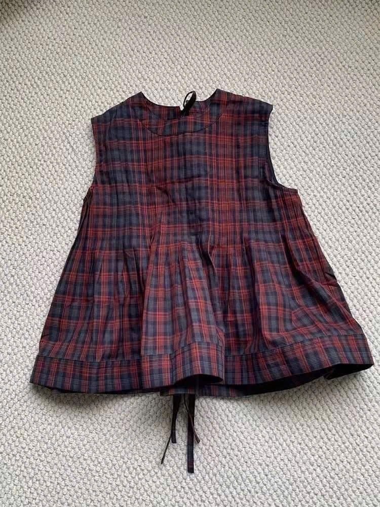 TQ4536 SET ÁO BABYDOLL CARO - QUẦN SHORT