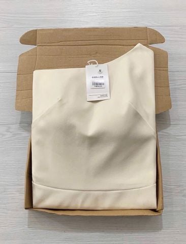 TB5833 ĐẦM KEM LỆCH VAI NGẮN