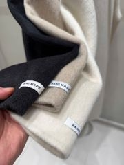 QCC3026 MĂNG-TÔ DẠ ÉP DÁNG DÀI CAO CẤP (XÁM ĐEN)