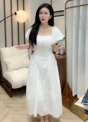 LV0001T ĐẦM HOA XÔ THÊU BƯỚM