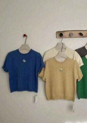 LEN3826 ÁO LEN QC (VÀNG)