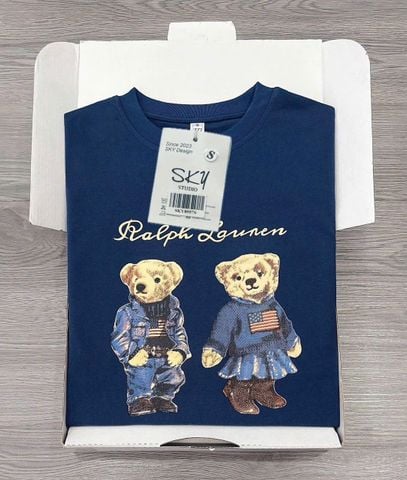 SKY8957 ÁO THUN GẤU XANH (LẺ)