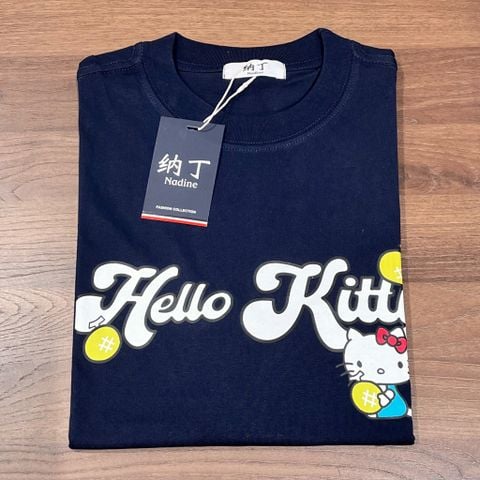TUN0742 ÁO THUN IN HEL.KITTY (X.ĐEN)
