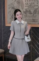 TB5820 ĐẦM XẾP LI PHỐI DÂY KÉO (KEM)