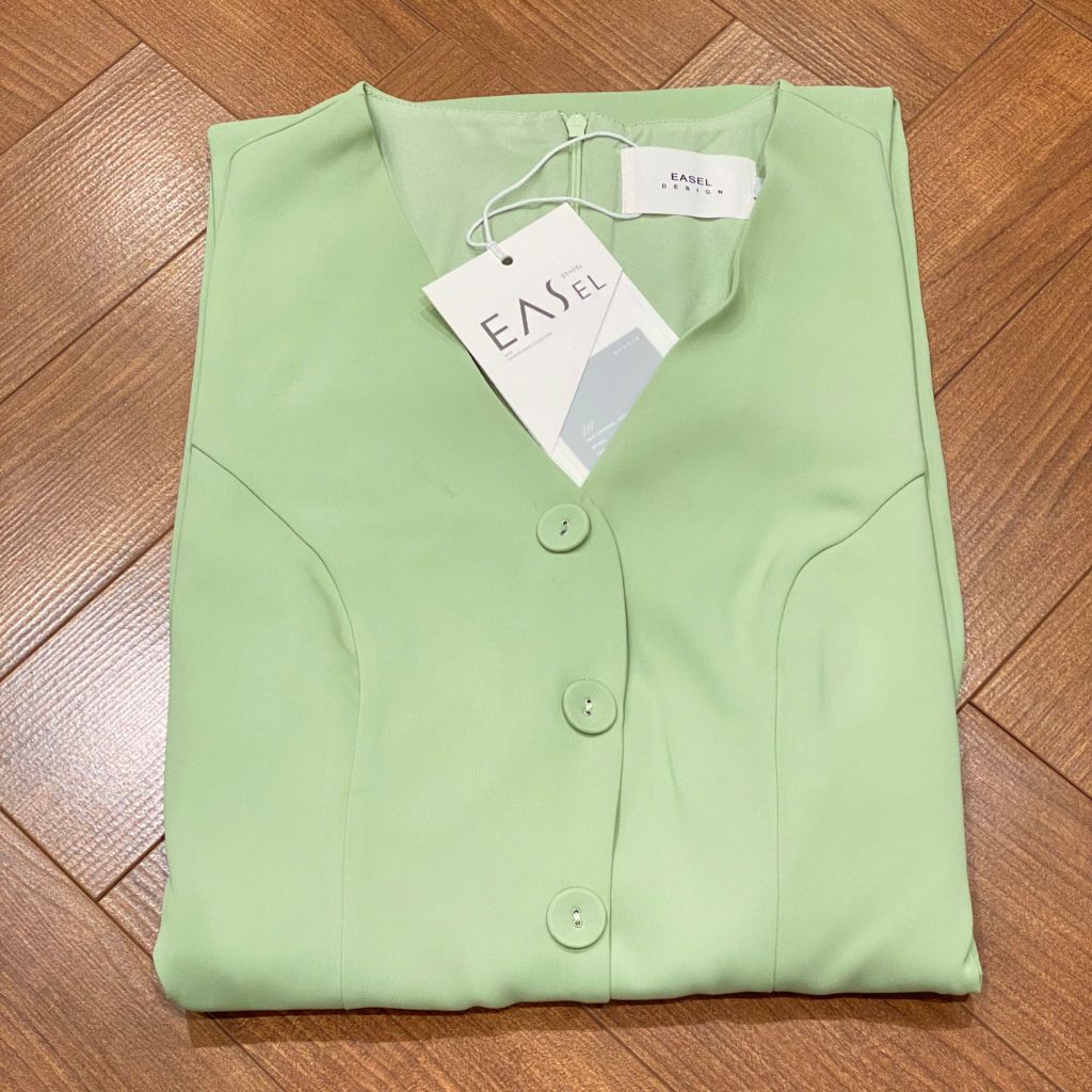 OAK0092 ĐẦM SÁT NÁCH PHỐI NÚT (XANH)