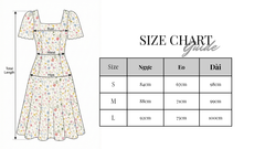 AHA031 Đầm xô thêu trắng